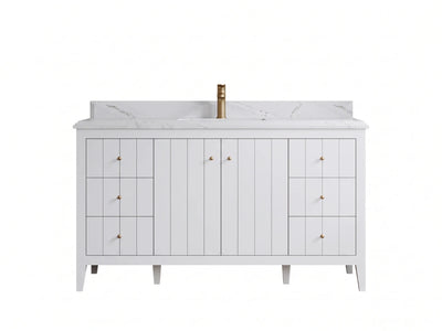 Atlanta 60 in. W x 22 in. D Single Sink Bathroom Vanity