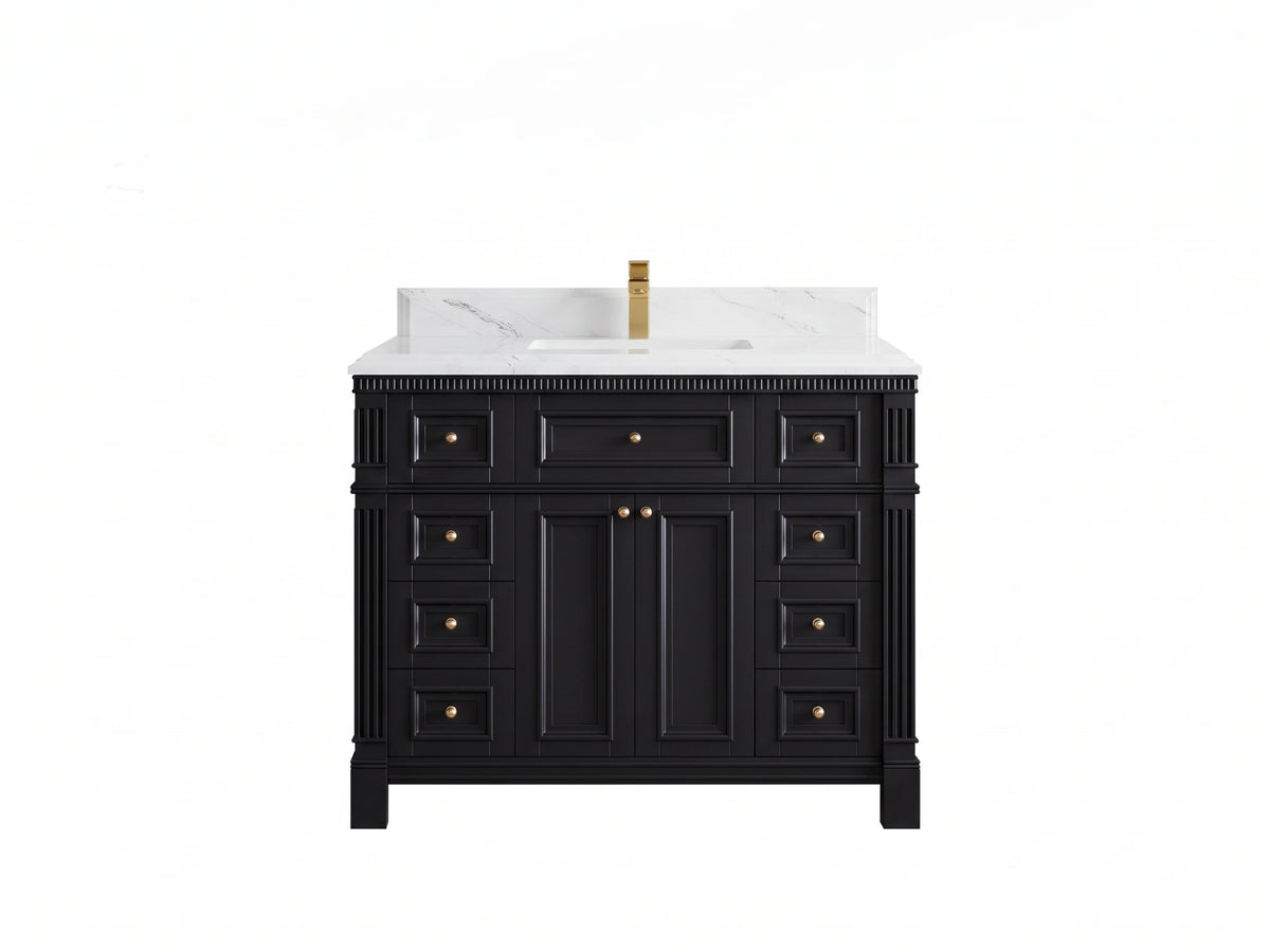 Paris 42 in. W x 22 in. D Single Sink Bathroom Vanity