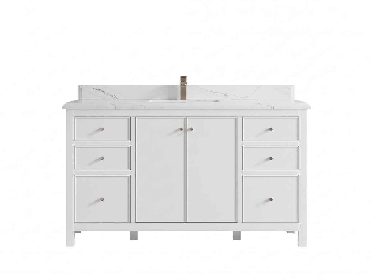 Chicago 60 in. W x 22 in. D Single Sink Bathroom Vanity