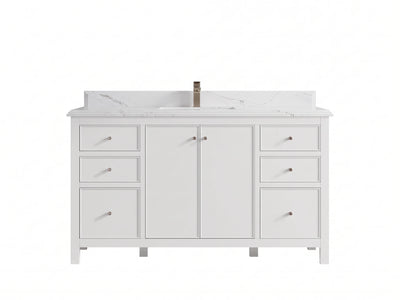 Chicago 60 in. W x 22 in. D Single Sink Bathroom Vanity