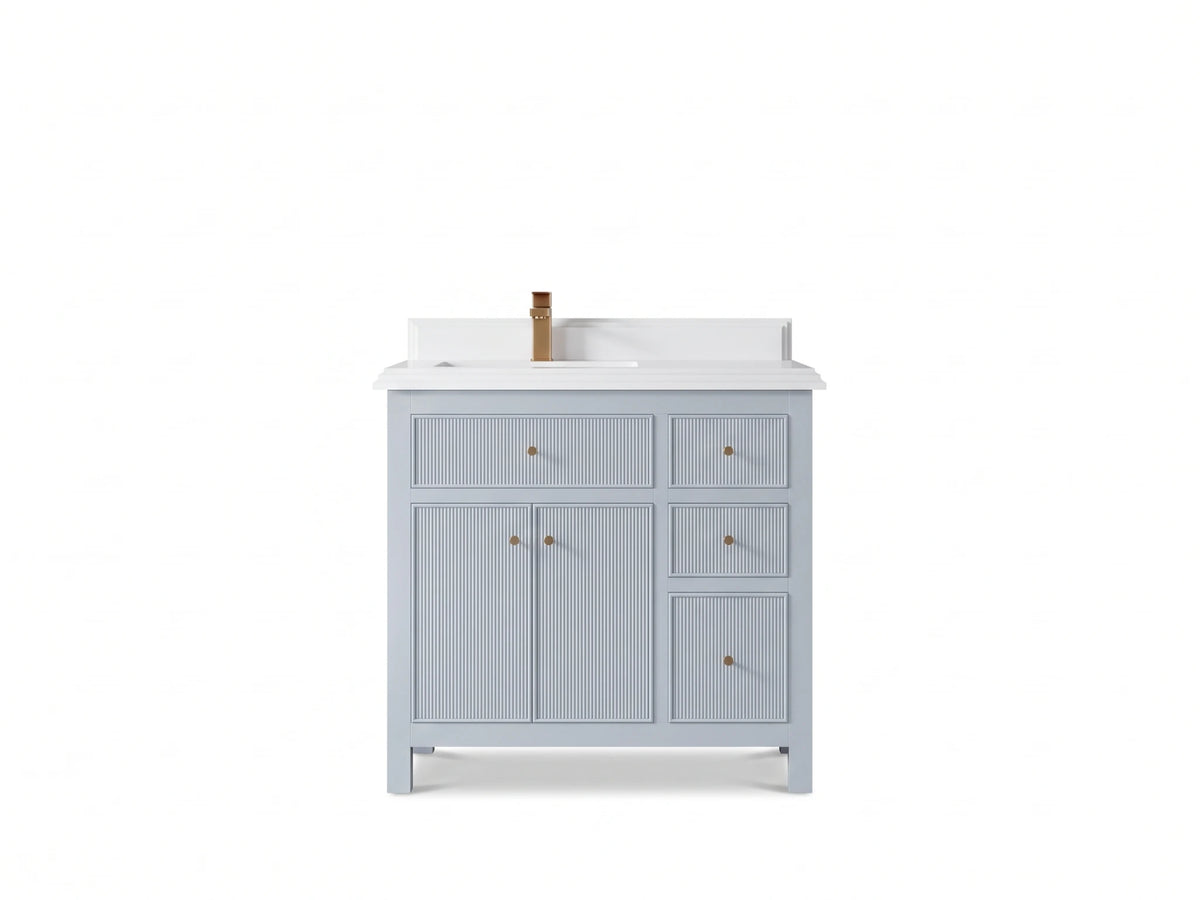 Sonoma 36 in. W x 22 in. D Left Offset Sink Bathroom Vanity