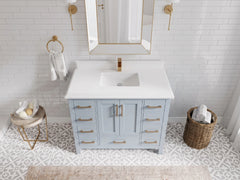 Malibu 42 in. W x 22 in. D Single Sink Bathroom Vanity - photo 16
