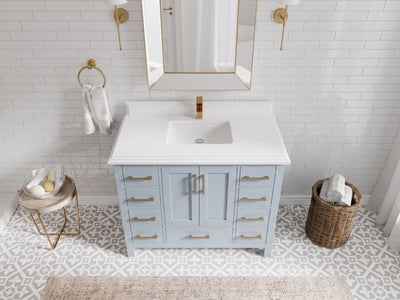 Malibu 42 in. W x 22 in. D Single Sink Bathroom Vanity