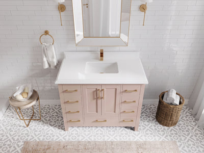 Malibu 42 in. W x 22 in. D Single Sink Bathroom Vanity