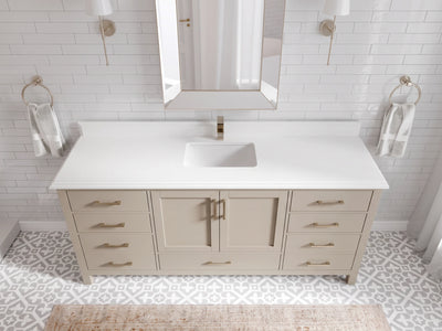 Malibu 72 in. W x 22 in. D Single Sink Bathroom Vanity