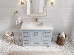 Malibu 42 in. W x 22 in. D Single Sink Bathroom Vanity - photo 17