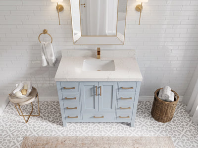Malibu 42 in. W x 22 in. D Single Sink Bathroom Vanity