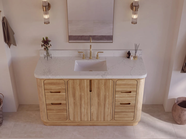 Ventura Teak 60 in. W x 22 in. D Single Sink Bathroom Vanity - photo 6