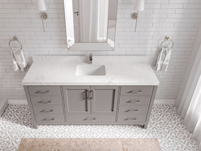 Malibu 72 in. W x 22 in. D Single Sink Bathroom Vanity