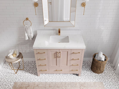 Malibu 42 in. W x 22 in. D Single Sink Bathroom Vanity