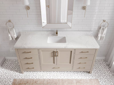 Malibu 72 in. W x 22 in. D Single Sink Bathroom Vanity