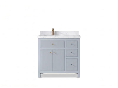 Sonoma 36 in. W x 22 in. D Left Offset Sink Bathroom Vanity