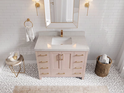 Malibu 42 in. W x 22 in. D Single Sink Bathroom Vanity