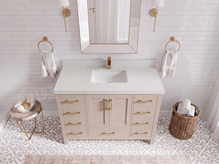Malibu 48 in. W x 22 in. D Single Sink Bathroom Vanity - photo 16