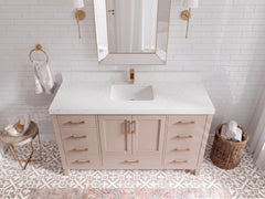 Malibu 60 in. W x 22 in. D Single Sink Bathroom Vanity - photo 29