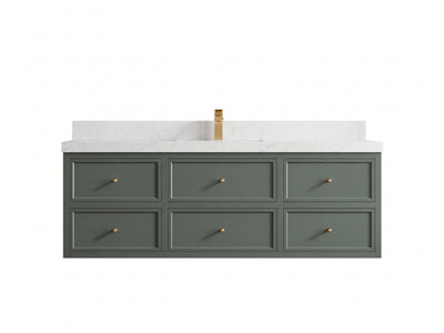 Roswell Floating 60 in. W x 22 in. D Single Sink Bathroom Vanity