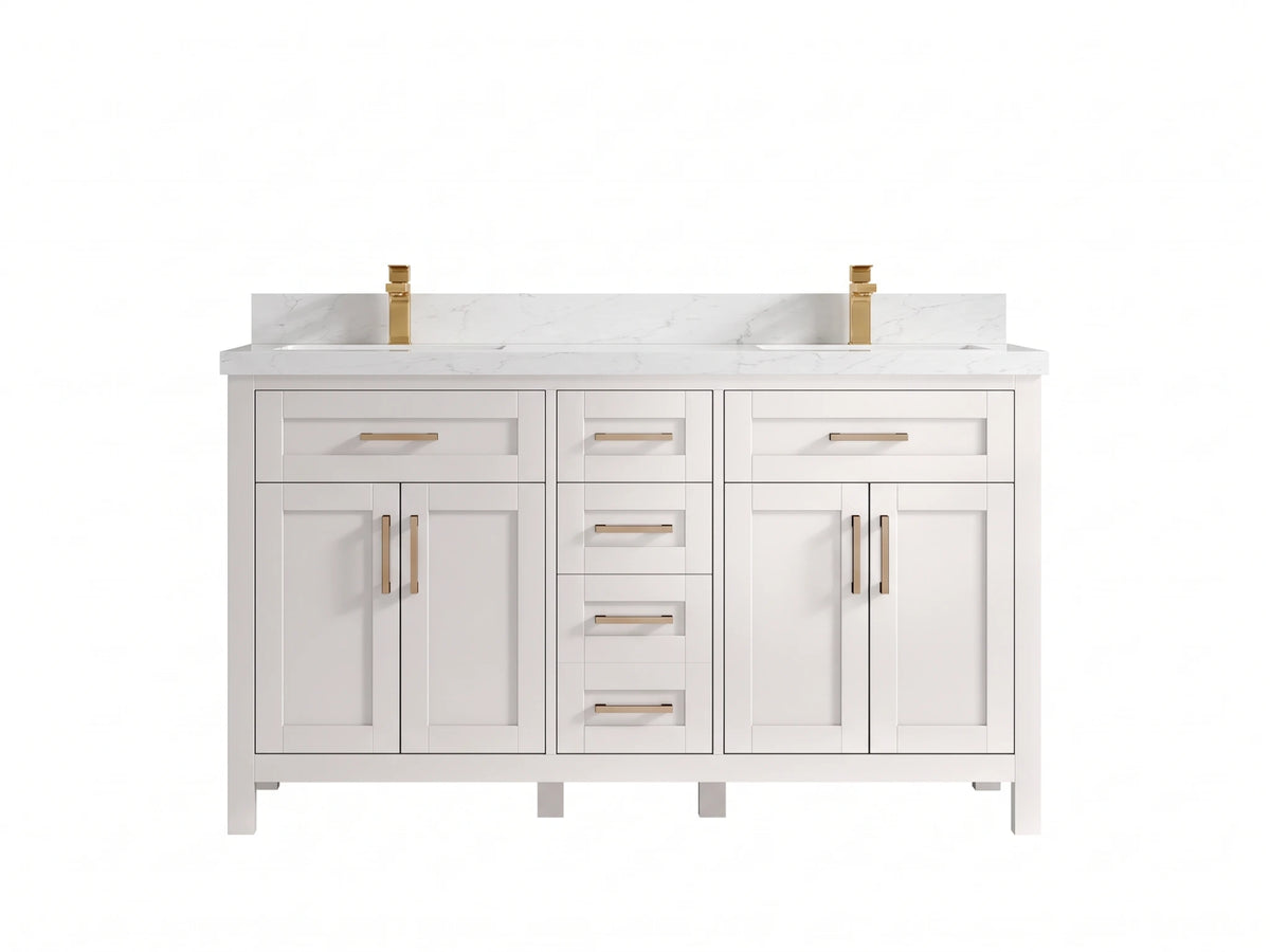Cambridge 60 in. W x 22 in. D Double Sink Bathroom Vanity