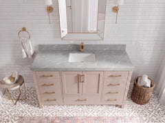 Malibu 60 in. W x 22 in. D Single Sink Bathroom Vanity - photo 30