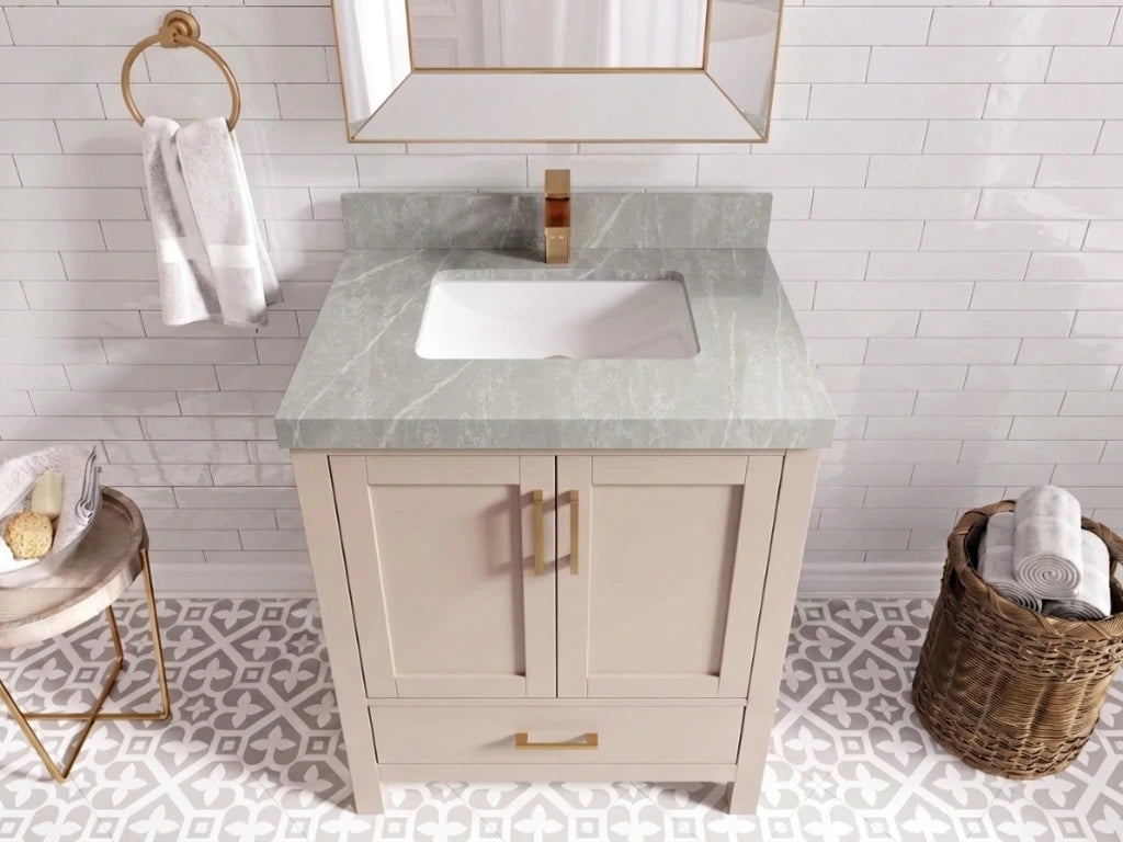 Malibu 30 in. W x 22 in. D Single Sink Bathroom Vanity | 
              
                Pink
                
                  
             - MLB_PNK_WHQZ_30 - photo №22