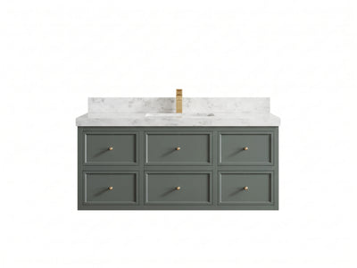 Roswell Floating 48 in. W x 22 in. D Single Sink Bathroom Vanity
