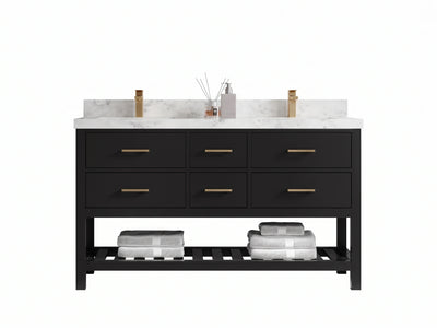 Parker 60 in. W x 22 in. D Double Sink Bathroom Vanity
