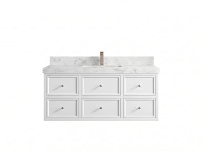 Roswell Floating 48 in. W x 22 in. D Single Sink Bathroom Vanity