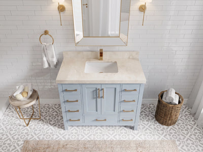 Malibu 42 in. W x 22 in. D Single Sink Bathroom Vanity