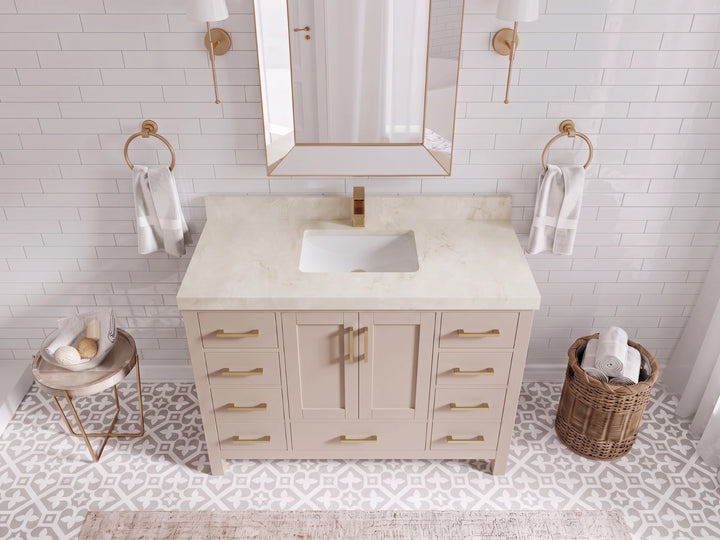 Malibu 48 in. W x 22 in. D Single Sink Bathroom Vanity - photo 18