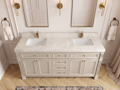 Paris 72 in. W x 22 in. D Double Sink Bathroom Vanity - photo 29