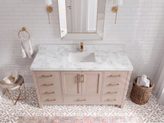 Malibu 60 in. W x 22 in. D Single Sink Bathroom Vanity - photo 31