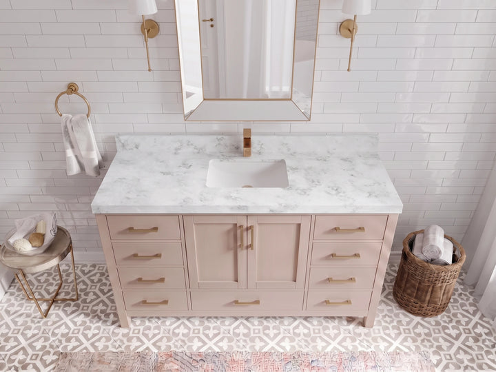 Malibu 60 in. W x 22 in. D Single Sink Bathroom Vanity - photo 31