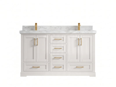 Boston 60 in. W x 22 in. D Double Sink Bathroom Vanity