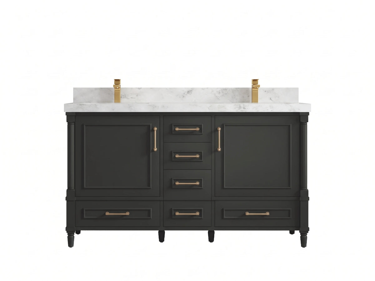 Aberdeen 60 in. W x 22 in. D Double Sink Bathroom Vanity