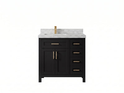 Cambridge 36 in. W x 22 in. D Left Offset Sink Bathroom Vanity