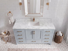 Malibu 60 in. W x 22 in. D Single Sink Bathroom Vanity - photo 14