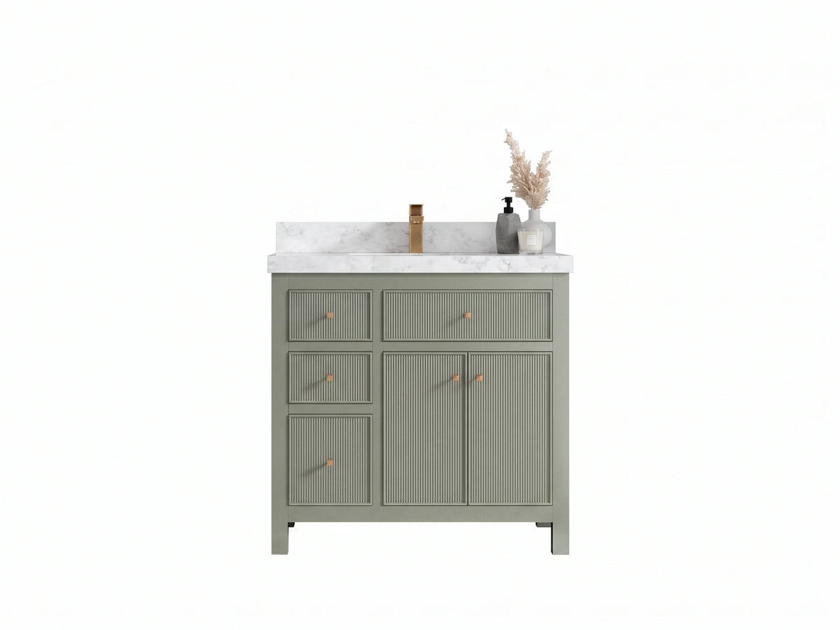 Sonoma 36 in. W x 22 in. D with Center Sink Bathroom Vanity