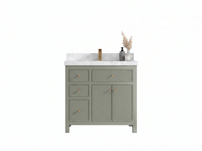 Sonoma 36 in. W x 22 in. D with Center Sink Bathroom Vanity
