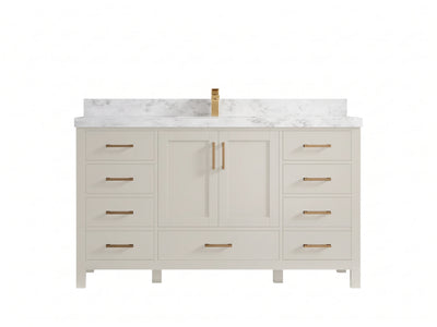 Malibu 60 in. W x 22 in. D Single Sink Bathroom Vanity