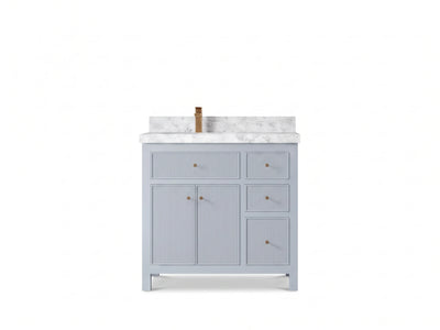 Sonoma 36 in. W x 22 in. D Left Offset Sink Bathroom Vanity