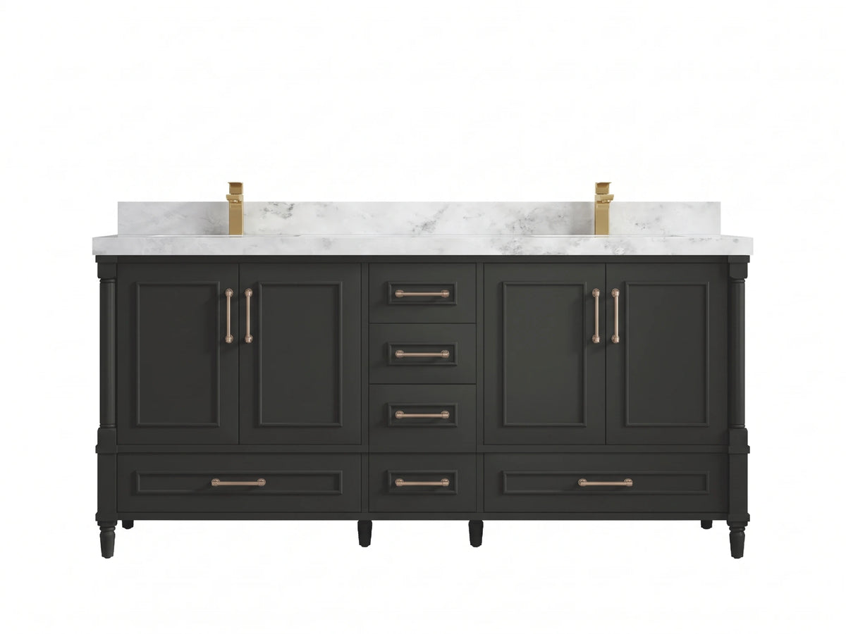 Aberdeen 72 in. W x 22 in. D Double Sink Bathroom Vanity