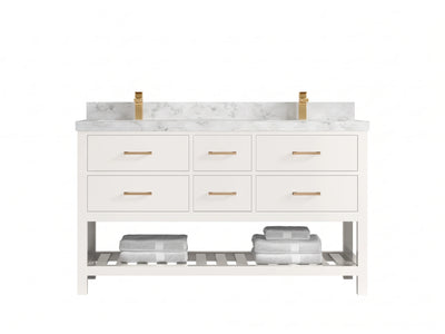 Parker 60 in. W x 22 in. D Double Sink Bathroom Vanity