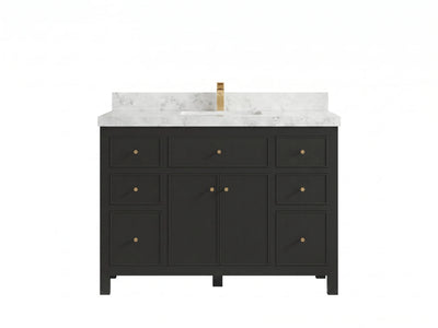 Sonoma 48 in W x 22 in D Free Standing Reeded Single Sink Bathroom Vanity