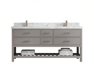 Parker 72 in. W x 22 in. D Double Sink Bathroom Vanity