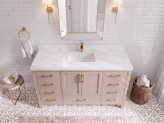 Malibu 60 in. W x 22 in. D Single Sink Bathroom Vanity - photo 32