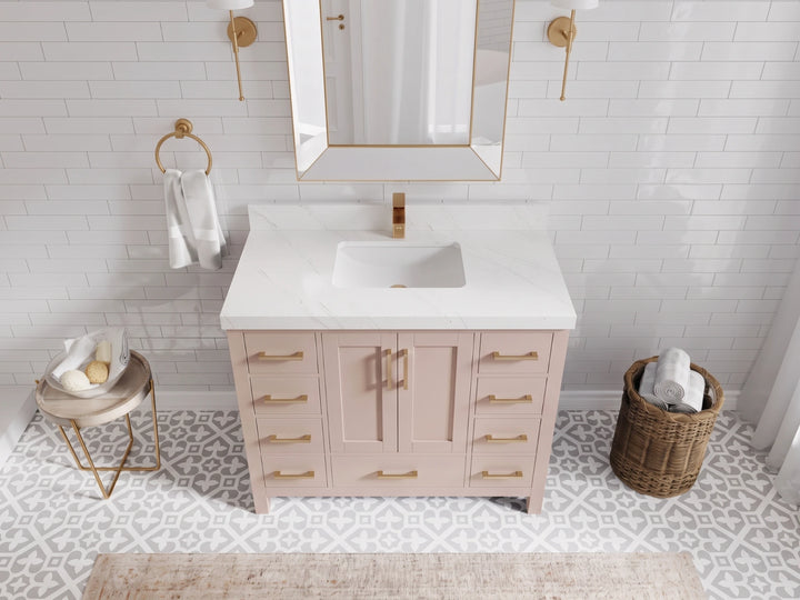 Malibu 42 in. W x 22 in. D Single Sink Bathroom Vanity - photo 23