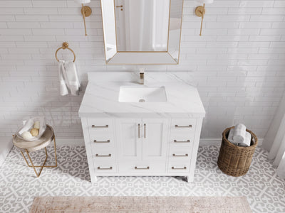 Malibu 42 in. W x 22 in. D Single Sink Bathroom Vanity