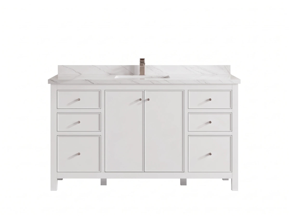 Chicago 60 in. W x 22 in. D Single Sink Bathroom Vanity