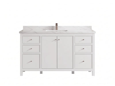 Chicago 60 in. W x 22 in. D Single Sink Bathroom Vanity