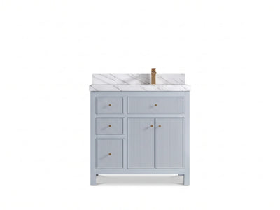 Sonoma 36 in. W x 22 in. D Right Offset Sink Bathroom Vanity