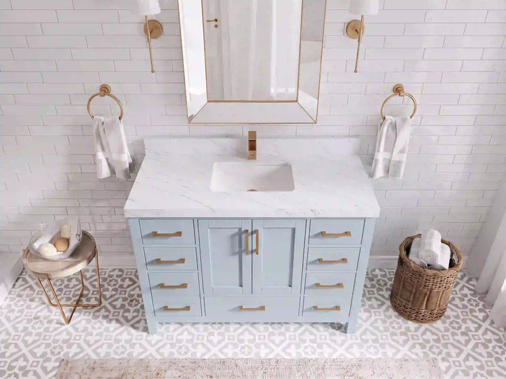 Malibu 48 in. W x 22 in. D Single Sink Bathroom Vanity - photo 20
